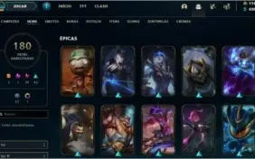 CONTA LOL 180 SKINS