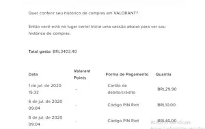 Conta valorant ex-radiante 3400 reais skins