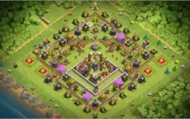Clã lvl 12 Clash of clans, cv11 semi-full e cv12 rushada.