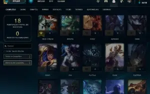 Conta PLATINA 4 - Win 68% - LOL (league of legends) ELOMOON