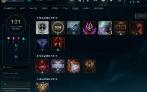 Conta Lol Full Acesso- LVL  195- 41 Skins - 120+ CAMPEÕES