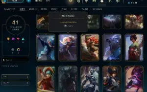 Conta Lol Full Acesso- LVL  195- 41 Skins - 120+ CAMPEÕES