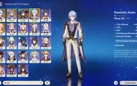 Ganyu + Amus, Ayato + Espada Celestial, Mona + Atlas, Keqing