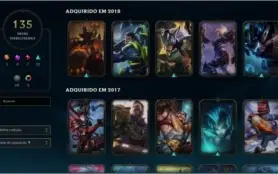 Conta PLAT 5 - 135 Skins