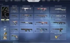 Conta valorant beta com + 30k créditos em skins