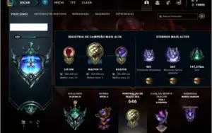 Conta platina 2 com TODOS os champs e 420 skins + 62 Cromas