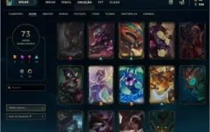 Conta de lol d4 com 3 skins utimate