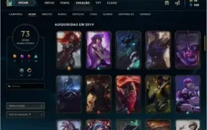 Conta de lol d4 com 3 skins utimate