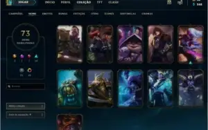 Conta de lol d4 com 3 skins utimate