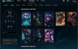Conta de lol d4 com 3 skins utimate