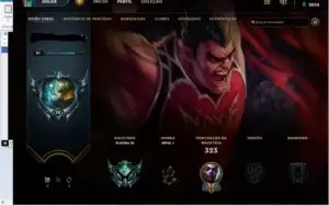 Conta LOL platina 3 MMR ALTO