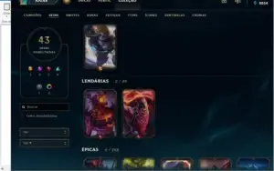 Conta LOL platina 3 MMR ALTO