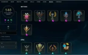 Conta challenger + pax sivir + full skin + emote challenger