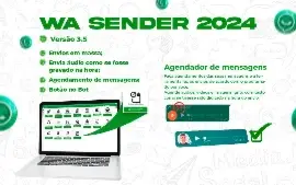 Wa Sender 3.5 + CUSTOMIZADO TURBOZAP (função de botão)