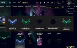 Conta Lol 2023 Diamante 4 Solo Duo, Mono Evelynn