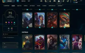 Esmeralda 4 com 100 Champs e 75 Skins +4 Vitoriosas