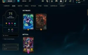 Esmeralda 4 com 100 Champs e 75 Skins +4 Vitoriosas