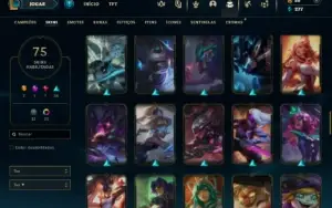 Esmeralda 4 com 100 Champs e 75 Skins +4 Vitoriosas