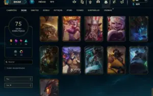Esmeralda 4 com 100 Champs e 75 Skins +4 Vitoriosas
