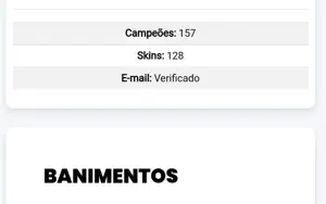 Conta do League of Legends
