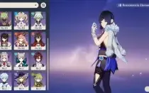 Conta genshin impact ar 40 raiden shogun + yelan + keqing