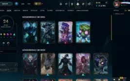 Conta de lol full acesso (unraked ex-platina) Leblanc Lenda