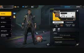 Conta Smurf Free fire level 8 + Skins e personagens