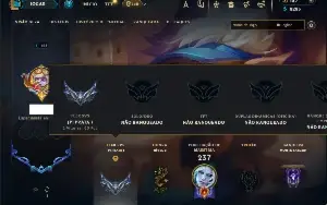 Unranked com 60 Champs e 37 Skins ( ADC / SUP / JG )