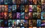 League Of Legends  Ouro 4 128 skins 99 campeões
