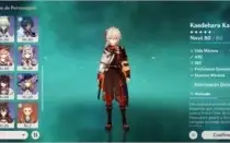 Conta com Kazuha, Childe e Ganyu