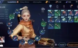 Mir4 ARBALISTA Nivel 76 com 82k de CP 1 pet épico.
