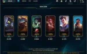 Conta platina 2 com 38 champs e 11 skins