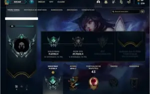 Conta platina 2 com 38 champs e 11 skins