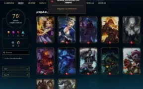 Conta LoL 2017