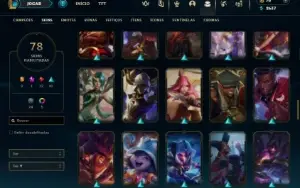 Conta LoL 2017