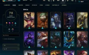 Conta LoL 2017