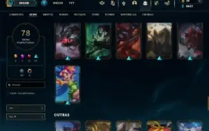Conta LoL 2017