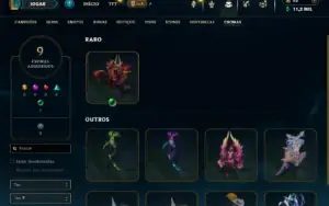 Bronze 3 com 130 Champs e 43 Skins