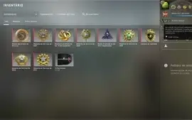 conta global 1028 wins com 9 medalhas, 4,459 horas de jogo