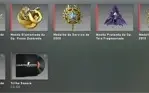 conta global 1028 wins com 9 medalhas, 4,459 horas de jogo