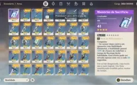 AR 7, NINGUANG E xingqiu + livro 4 estrelas