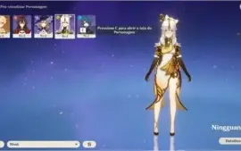 AR 7, NINGUANG E xingqiu + livro 4 estrelas