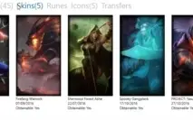 PROMOÇÃO: CONTA COM 45 CAMPEÕES E 05 SKINS
