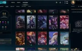 Conta Lol - Prata V / 60+ Campeões / Muitas Skins Lendárias