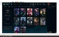 CONTA LOL MAIS DE 290 SKINS