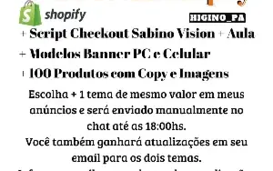 Tema Shopify Teenz + Atualizações e Bônus