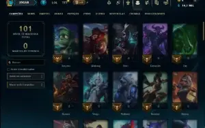 Prata 3 com 65 Champs e 8 Skins