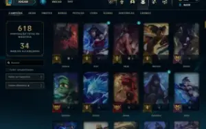 Conta League Of Legends Diamante 4