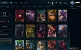 CONTA DIAMANTE 🌟 35 SKINS 🌟 80 CAMPEOES