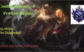 CONTA DIAMANTE 🌟 35 SKINS 🌟 80 CAMPEOES